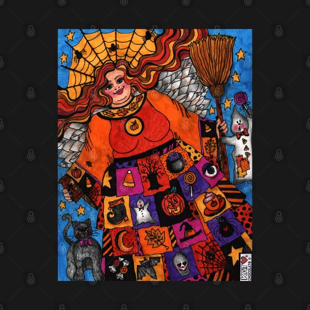 Abundant Blessings Halloween Angel by Kat Loves Chocolate