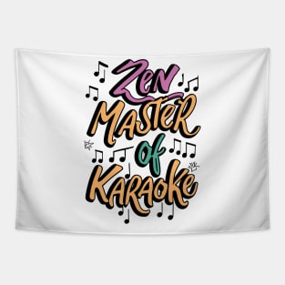 Zen Master Karaoke Japan - Japanese Vintage Funny Tapestry