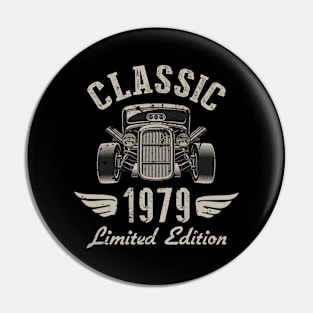 43 Year Old Gift Classic 1979 Limited Edition 43rd Birthday Pin