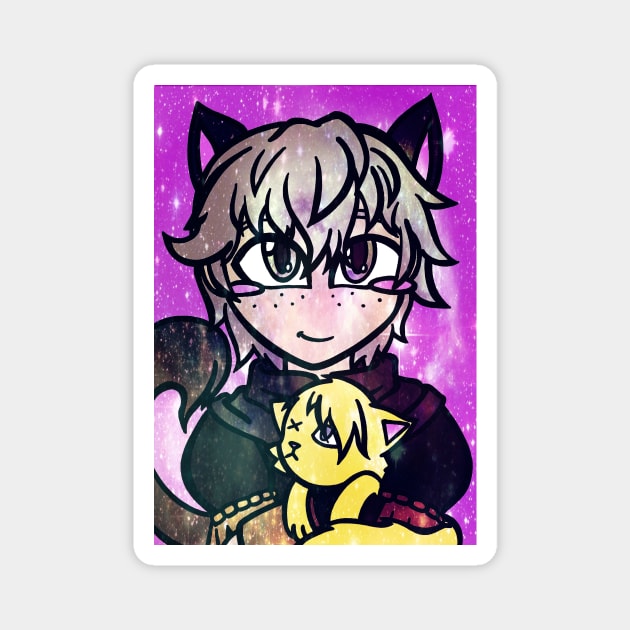 FE3H | Cat Ashe Magnet by ScribbleSketchScoo