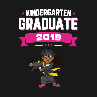 Flossing Kindergarten Graduate Class Of 2019 Girls T-Shirt