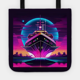 Synthwave ship Tote