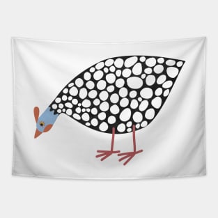 Guinea Hen Farmyard Art Tapestry