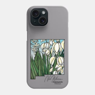 New Mexico Yucca With Text Phone Case