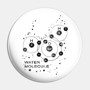 Water Molecule Pin