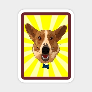 Corgi Dog Cute T-Shirt Magnet