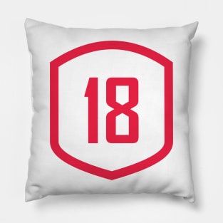 David Malukas Racing Shield Pillow