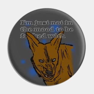 I'm Just Not in the Mood Pin