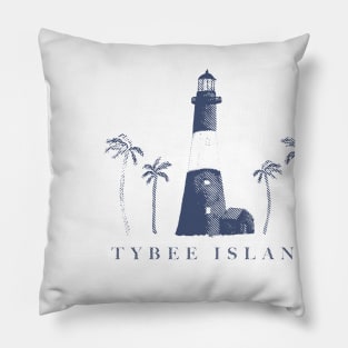 Tybee Island Lighthouse Pillow