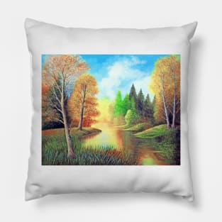 Watery Glade Pillow