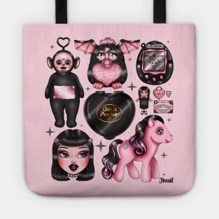 Vintage Goth Toys Tote