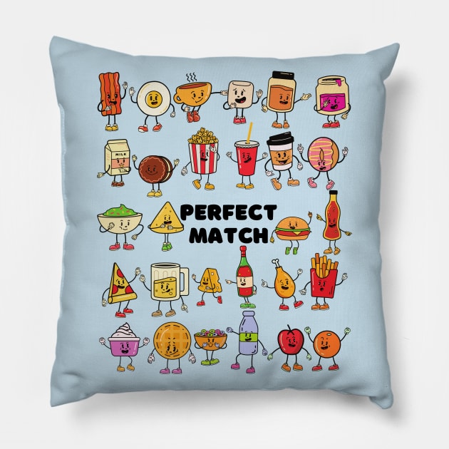 Perfect Match Pillow by Unique Treats Designs