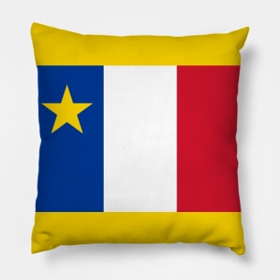 Flag of Acadia Pillow