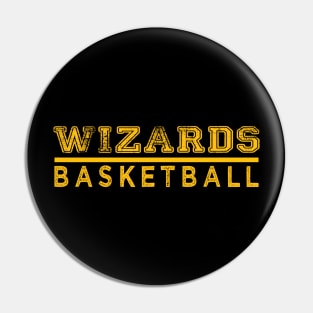 Awesome Basketball Wizards Proud Name Vintage Beautiful Team Pin