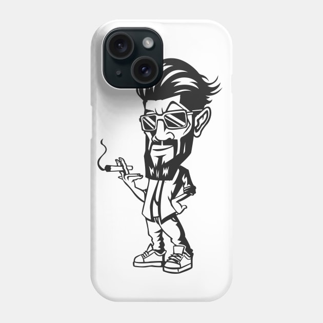 weed smoker Phone Case by Whatastory