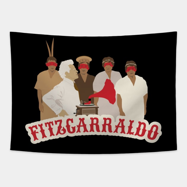 Fitzcarraldo: Iconic Cinematic Art on Shirts for True Movie Lovers Tapestry by Boogosh