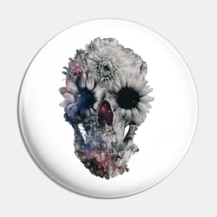 Floral Skull 2 Pin