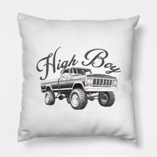 Ford Truck Vintage Highboy Design Sketch Pillow