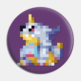 Gabumon low-res pixelart Pin