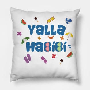 Yalla habibi Pillow