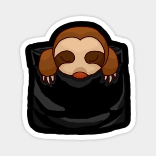 Pocket sloth - sloth in a pocket Magnet