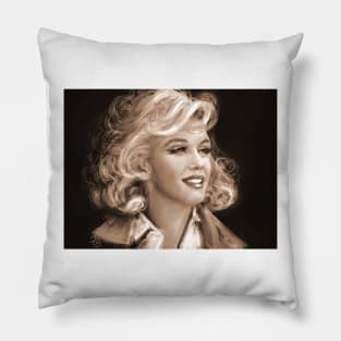 Marilyn Sepia Pillow