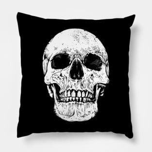 Skull Drawing Tattoo Pillow