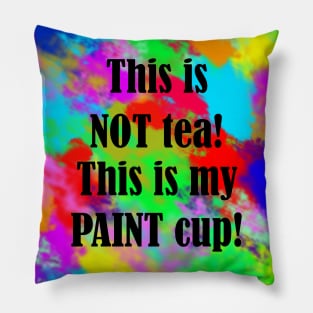 Painter's Cup Tea Pillow