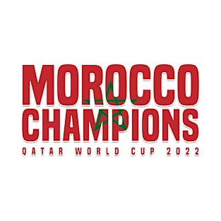 Morocco Champions World Cup 2022 T-Shirt