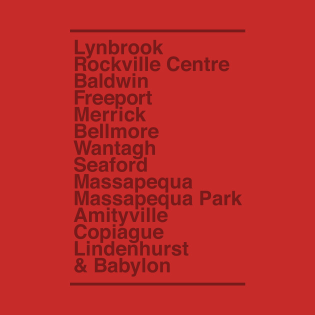 LIRR Babylon Line - Longisland - Hoodie | TeePublic AU