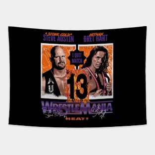 Bret Hart Vs. Steve Austin Wrestlemania 13 Tapestry