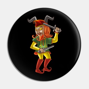 Trickster of the Norse Gods: Viking God Loki Design Pin