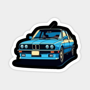 Blue BMW E30 M3 Magnet