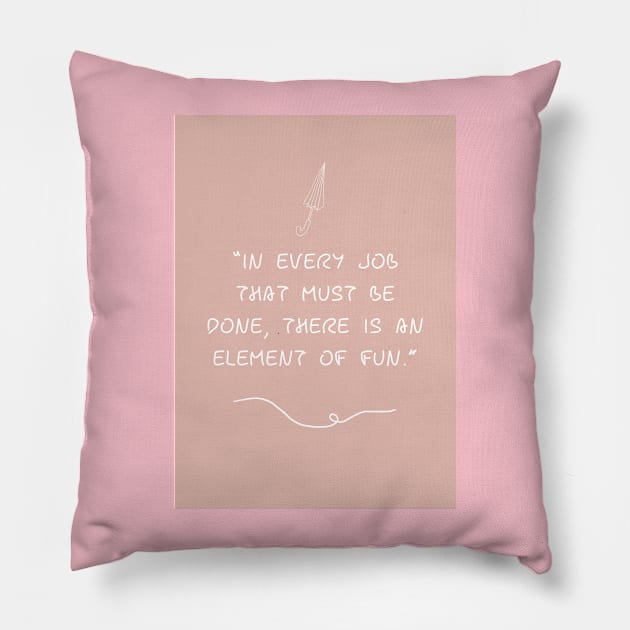 Element of Fun Pillow by The Bandwagon Society