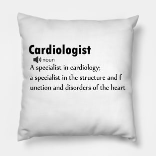 Funny Cardiologist - Definition Pillow