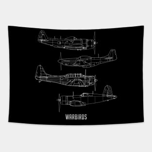 Blueprint Squadron: Legendary Warbirds Tapestry