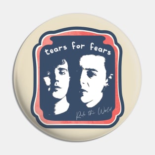 Tears For Fears Design / Vintage-Style 80s Pin