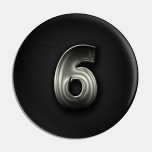 Number 6 Pin