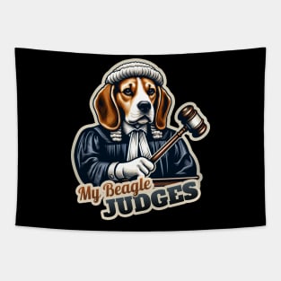 Beagle judging Tapestry