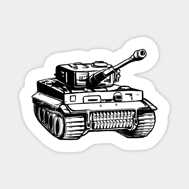 tank Magnet by HBfunshirts