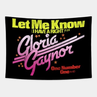 Gloria Gaynor Tapestry