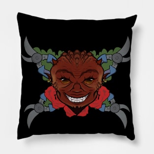 Devil's Gardener (no caption) Pillow