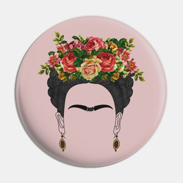 Frida Kahlo Pin by nayzakgallery