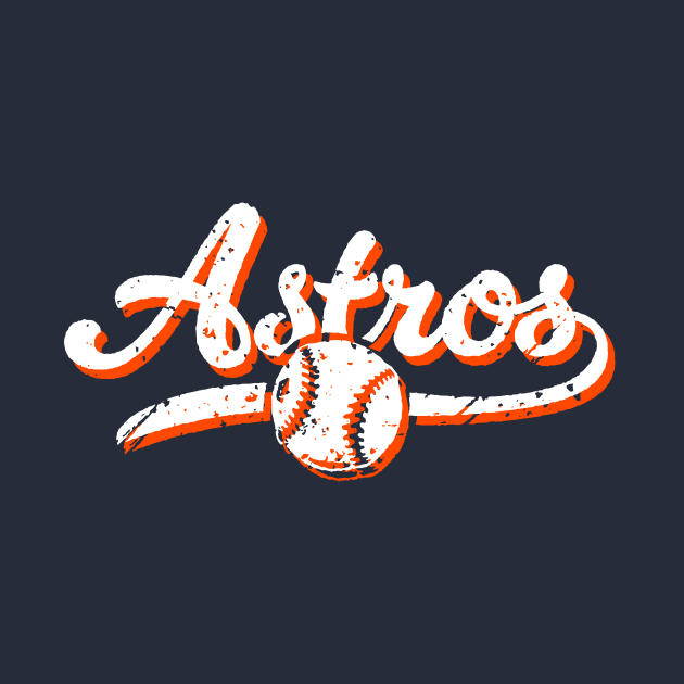 Retro Astros offset by Throwzack