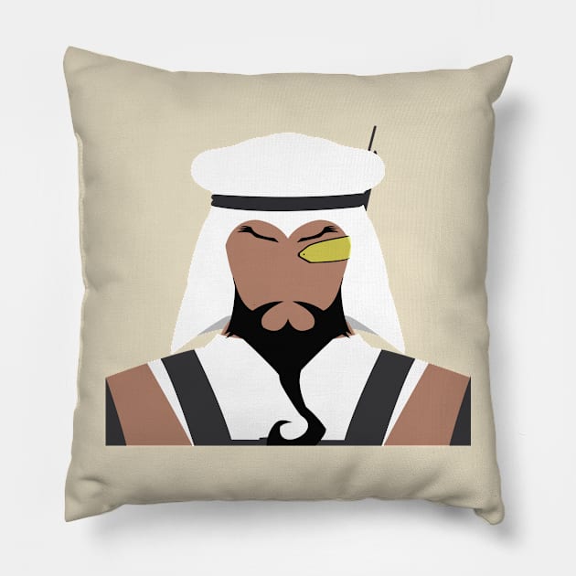 Rashid Vector Pillow by MagicFlounder