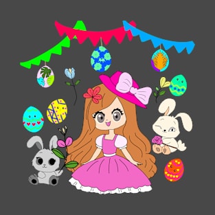 Easter Party Cartoon drawing T-Shirt