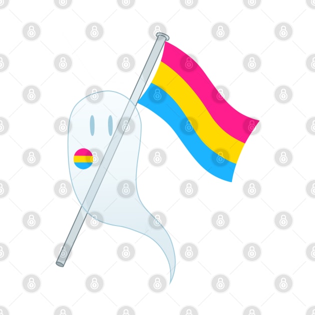 Pride Ghosts - Pansexual Pride by WhiteRabbitWeirdo