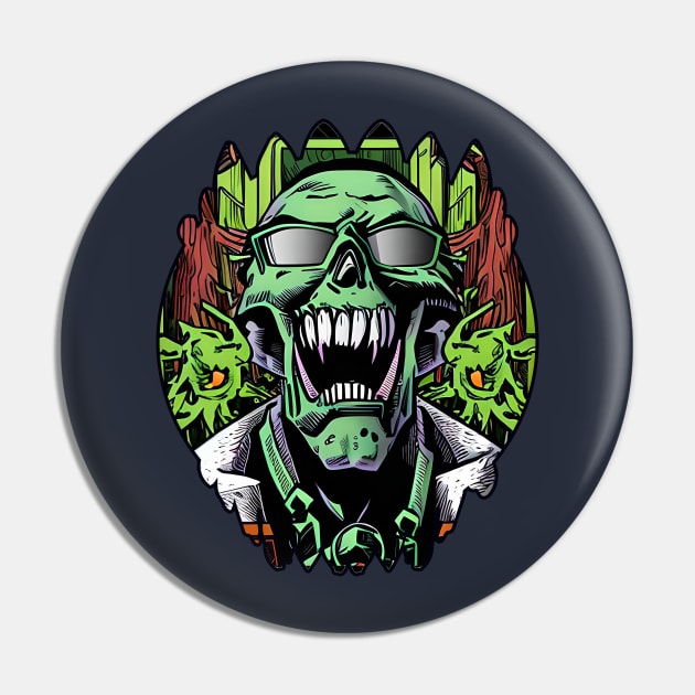 Swag Zombie Pin by ZiP