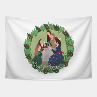 March Sisters Little Women Christmas Tapestry