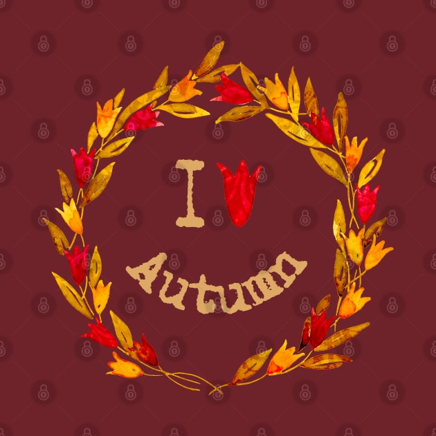 I love Autumn 2 - Pocket Size by Paloma Navio